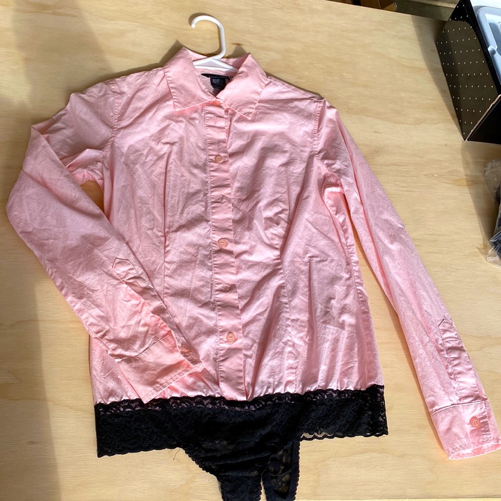 Pink Moda International size s bodysuit